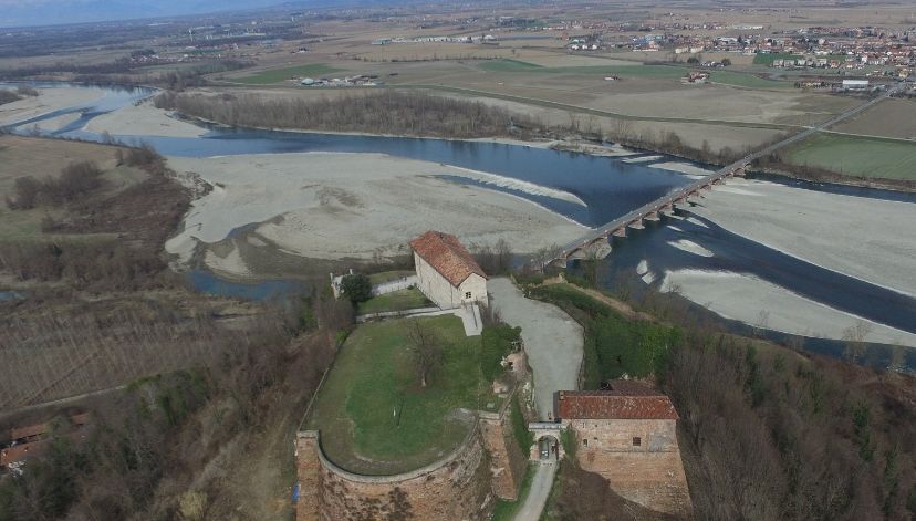 Verrua Savoia, la fortezza sulla piana del Po