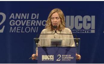 Elezioni Liguria, Meloni lancia Bucci: “Per sinistra duravamo sei mesi, si sono svegliati sudati”