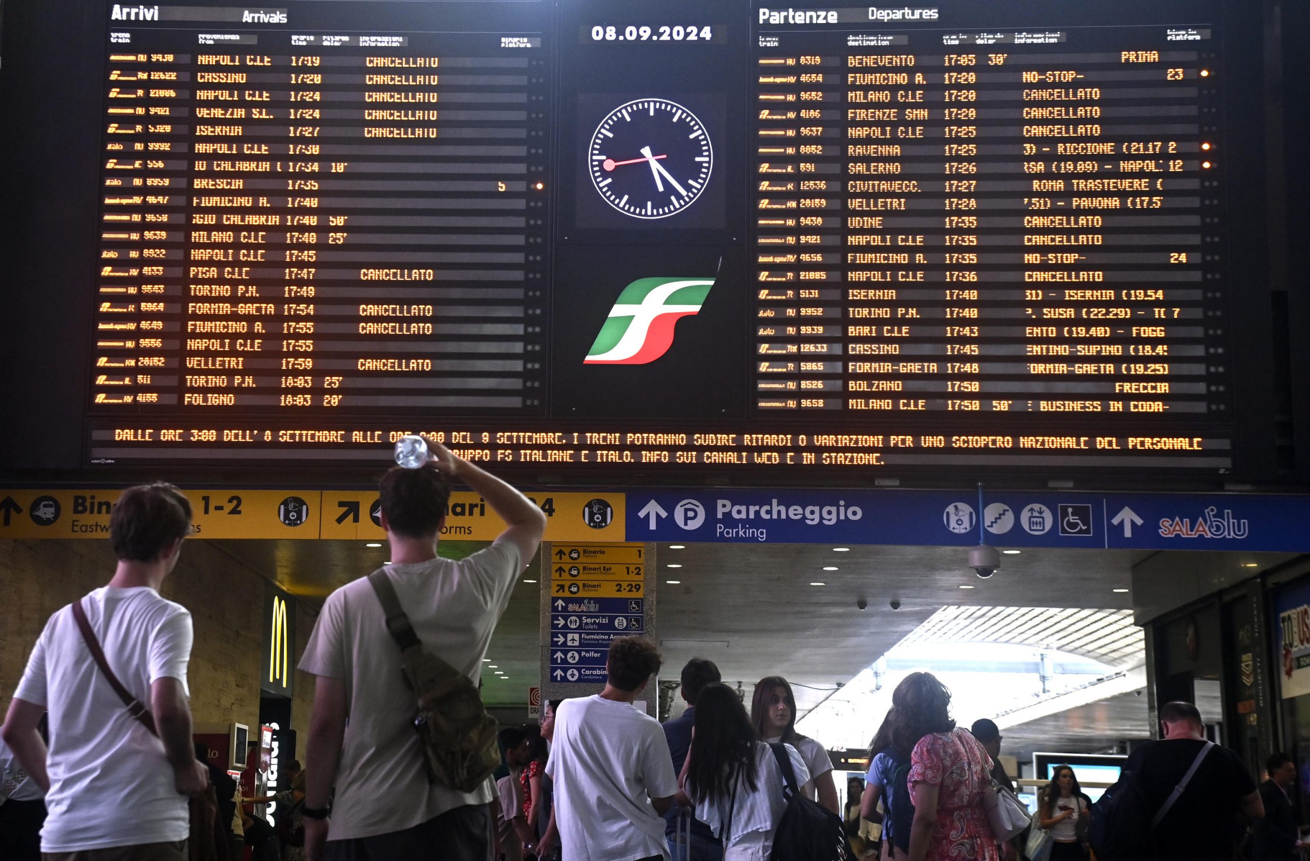 Circolazione ferroviaria in tilt a Roma