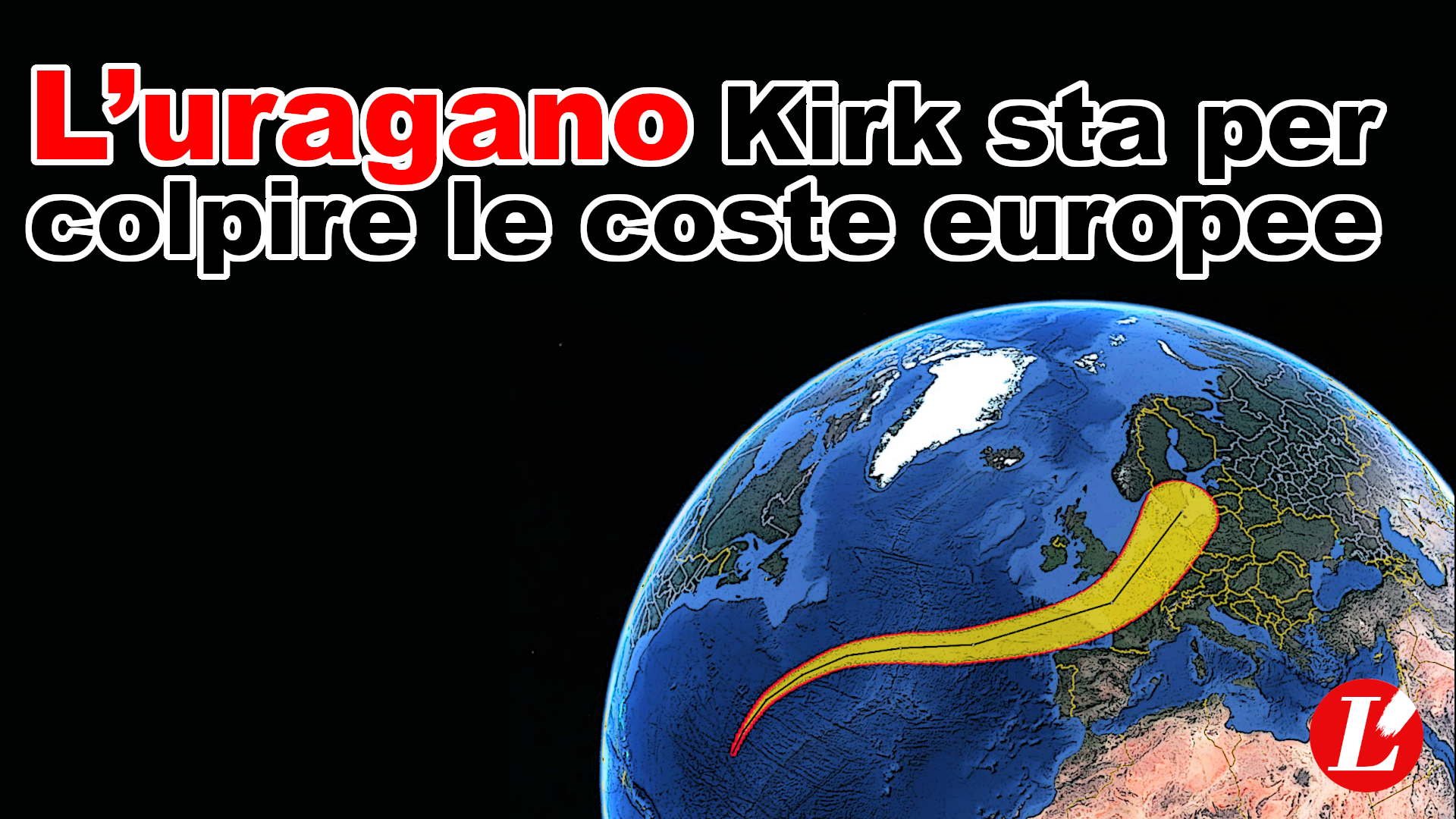 L’ex uragano Kirk sta per colpire le coste europee