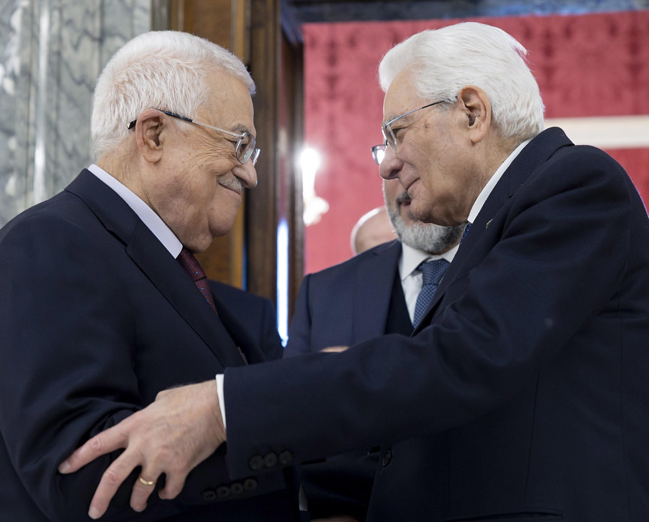 Mattarella incontra Abu Mazen: “Due popoli, due Stati subito”