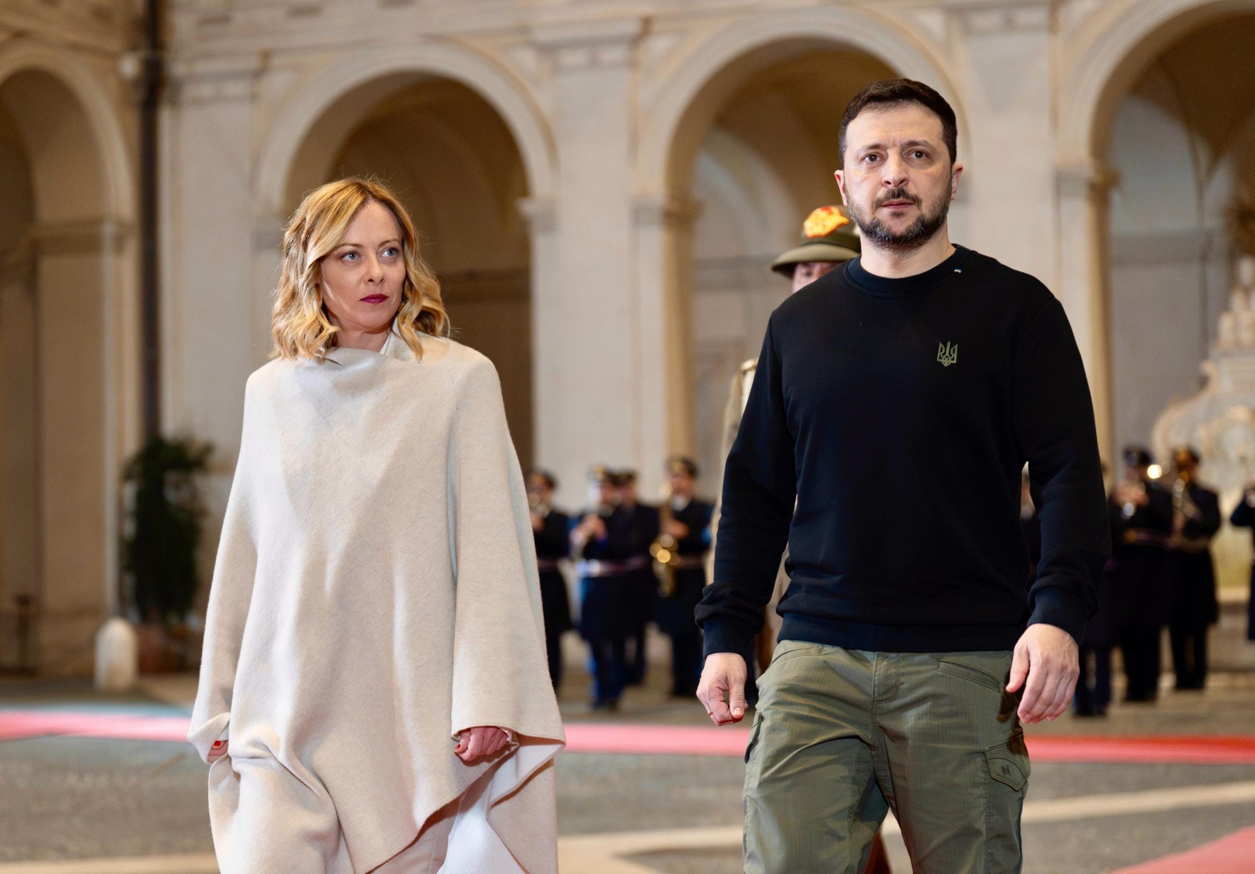 Bilaterale tra Meloni e Zelensky a Palazzo Chigi