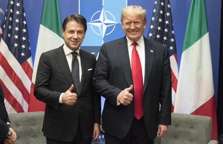 Giuseppe Conte e Donald Trump