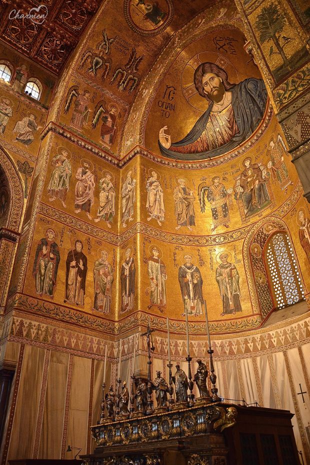 Chieri illumina i mosaici di Monreale